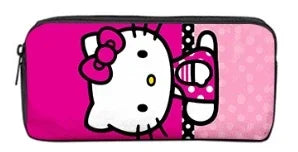3D HelloKitty Cute Hello Kitty Backpack Lunch Bag Pencil Bag Student School Bag Kawaii Cartoon School Bag Mochila
