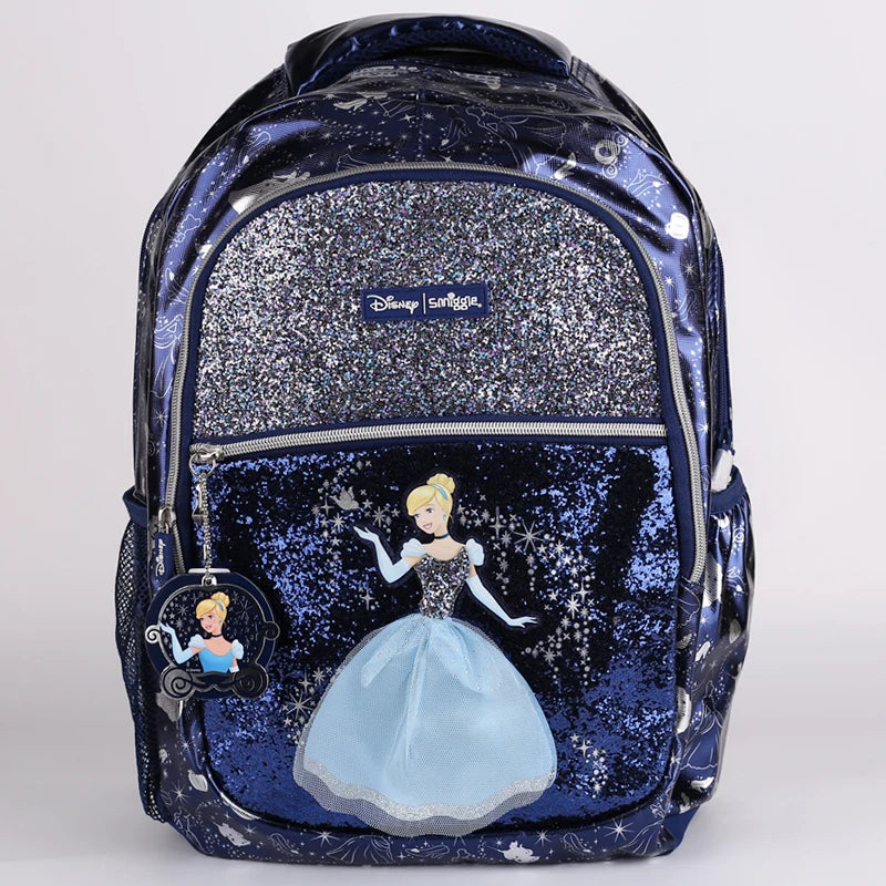 Original Disney Smiggle Australia Cinderella School Bag Children Stationery Student Pen Case Lunch Bag Backpack Children's Gifts