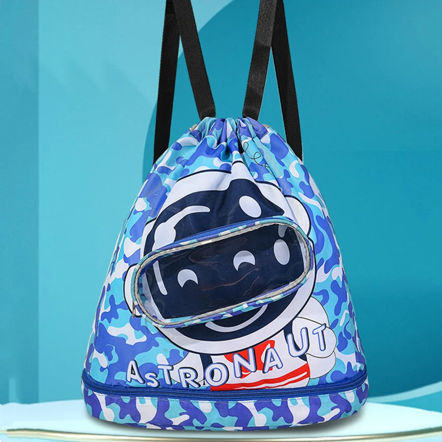 Waterproof Swimming Bags Wet & Dry Compartments Packs Sport  Bags for GYM, Beach  and Outdoor