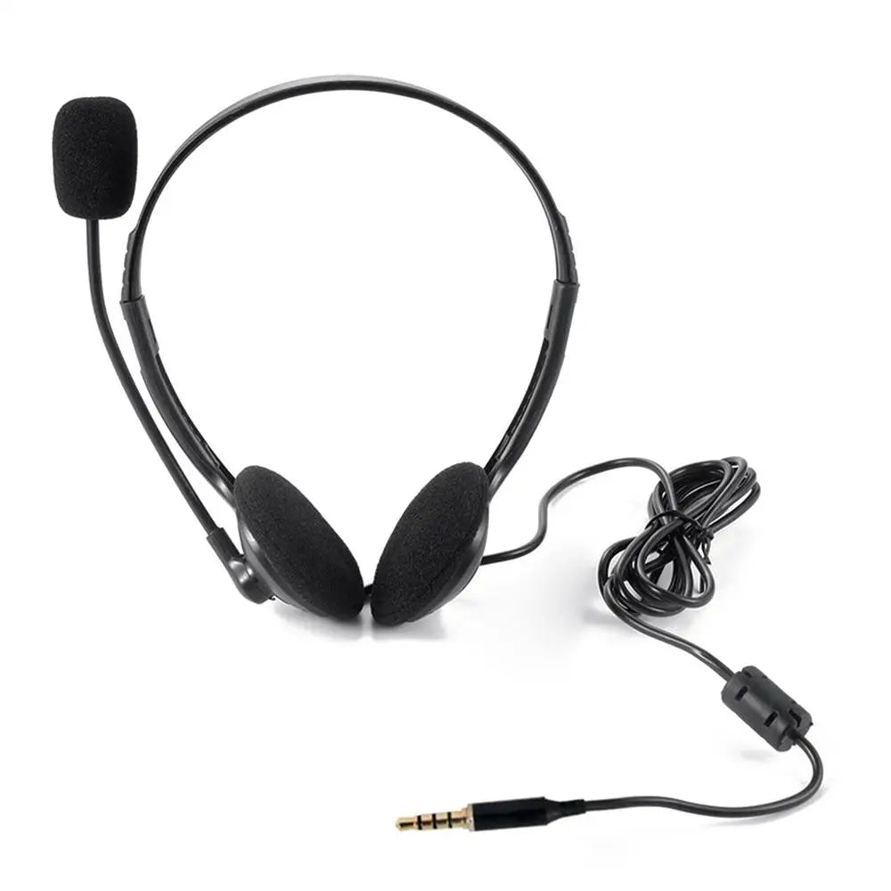 3.5mm jack Call Center Clear Voice Office School PC Gaming With Microphone Wired Computer Headset Volume Control Noise Reduction