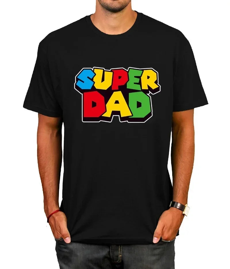 'Super Dad' Summer Men T-shirt, great for Father's Day Gift