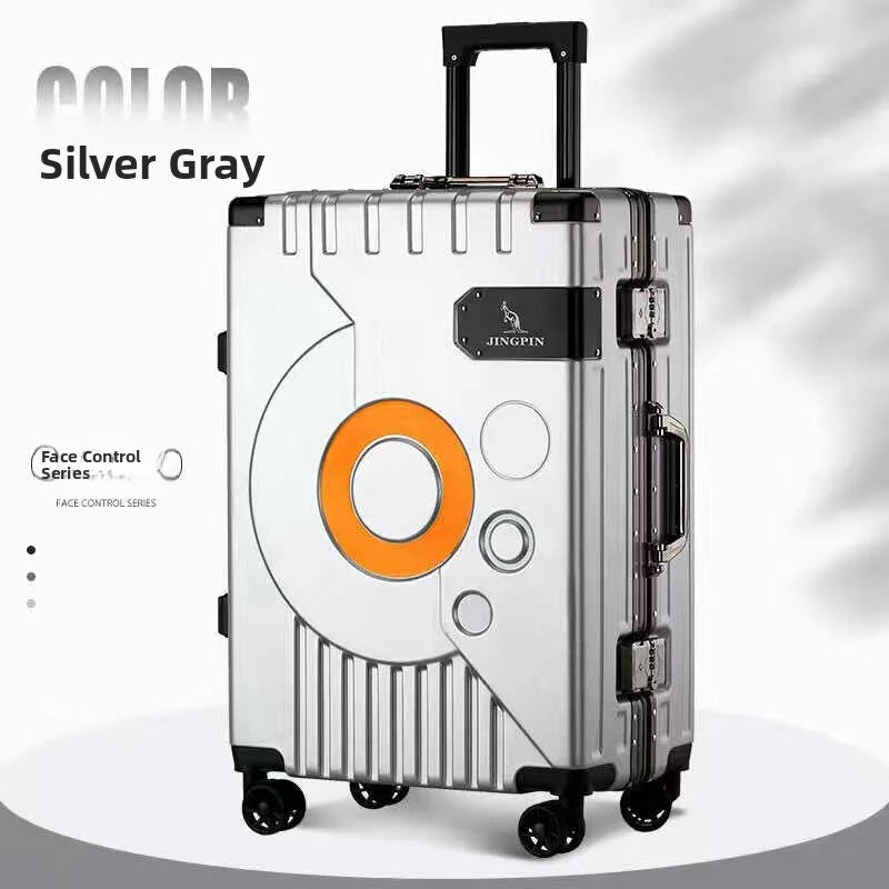 Large Capaci Aluminum Alloy Frame Lage Suitcase Hand Pull Men's 20 Inch 24 Inch Durable Travel Bag