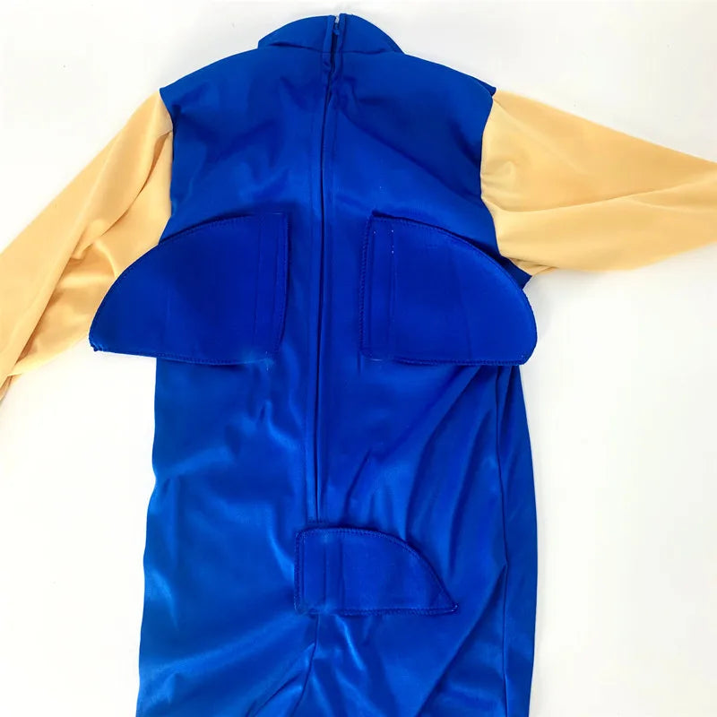 Delivery guaranteed-Order early-Sonics Cartoon Jumpsuit Bodysuit Kids Cosplay Disguise Hedgehog Cosplay Costume - Halloween