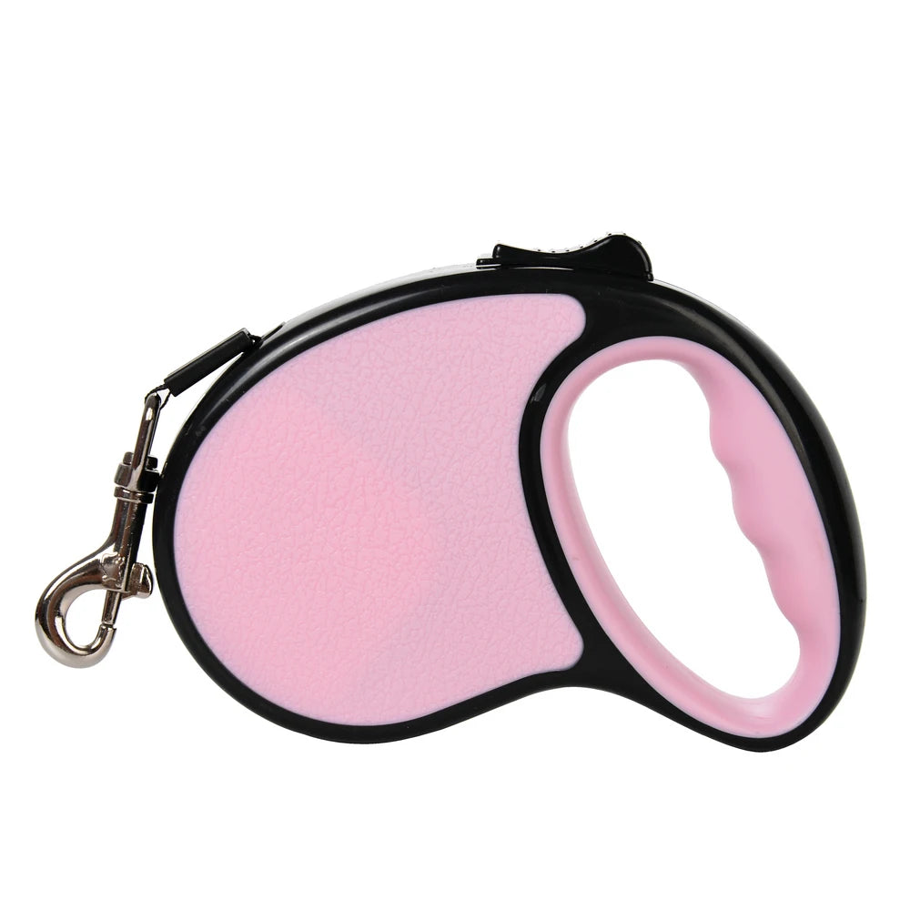 3M/5Metre Dog Leash Walking Automatic Pet Collar ABS Case Nylon Rope Dog Harness Dog footprint Puppy Dog Footprints Keychain