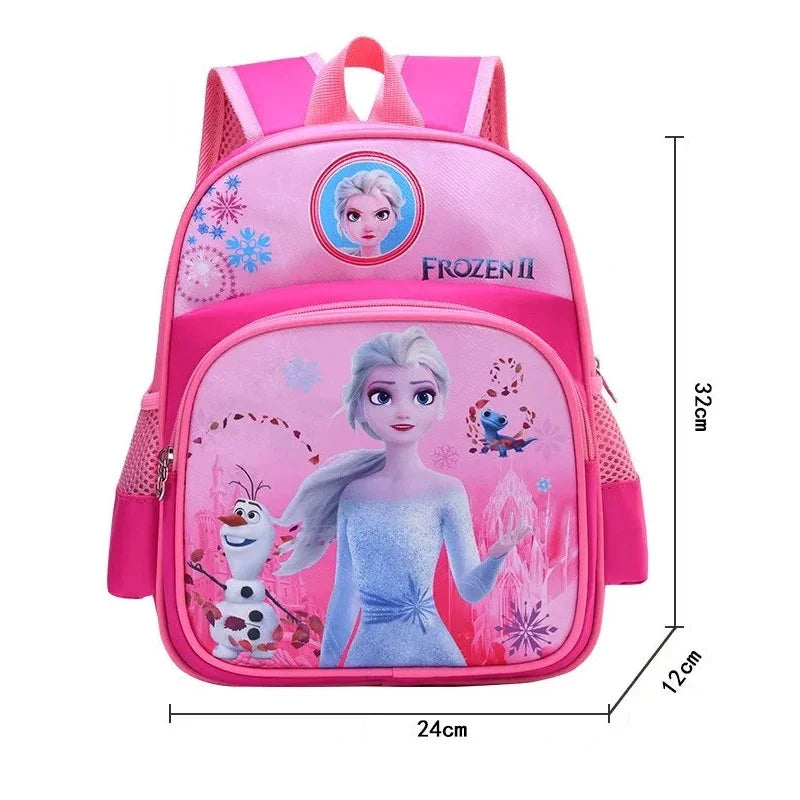 Frozen Backpack Elsa Anna Princess Cartoon Schoolbag Girls Backpack Children Primary School Schoolbag Travel Luggage Bag