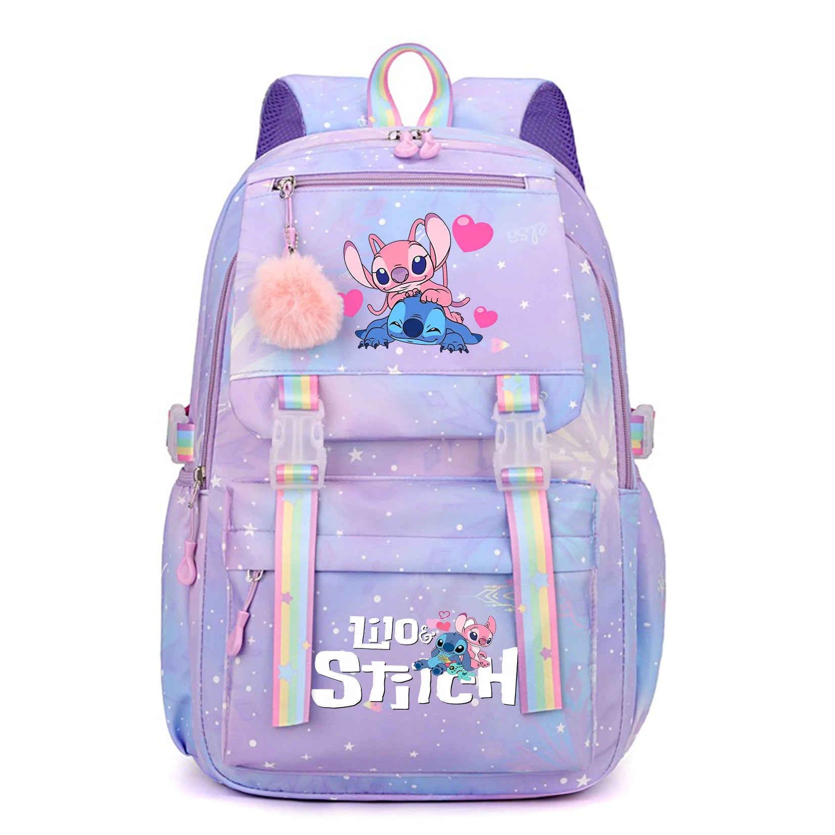 Stitch Kids Backpack Bookbag Bag Student Children Knapsack Schoolbag Travel Commute Bag