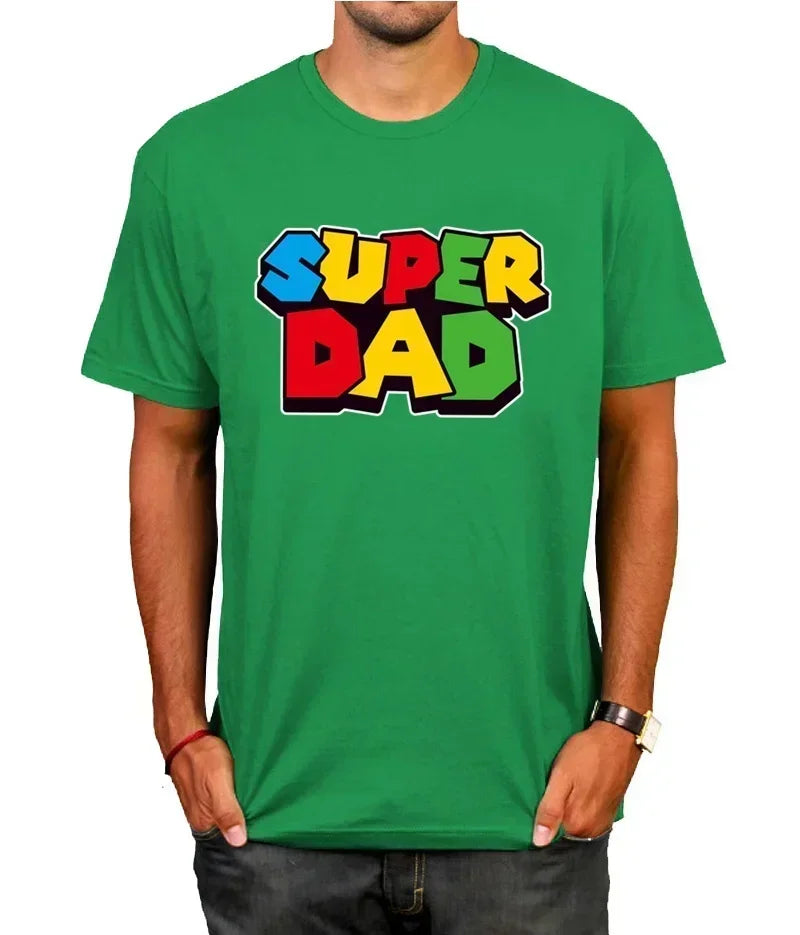 'Super Dad' Summer Men T-shirt, great for Father's Day Gift