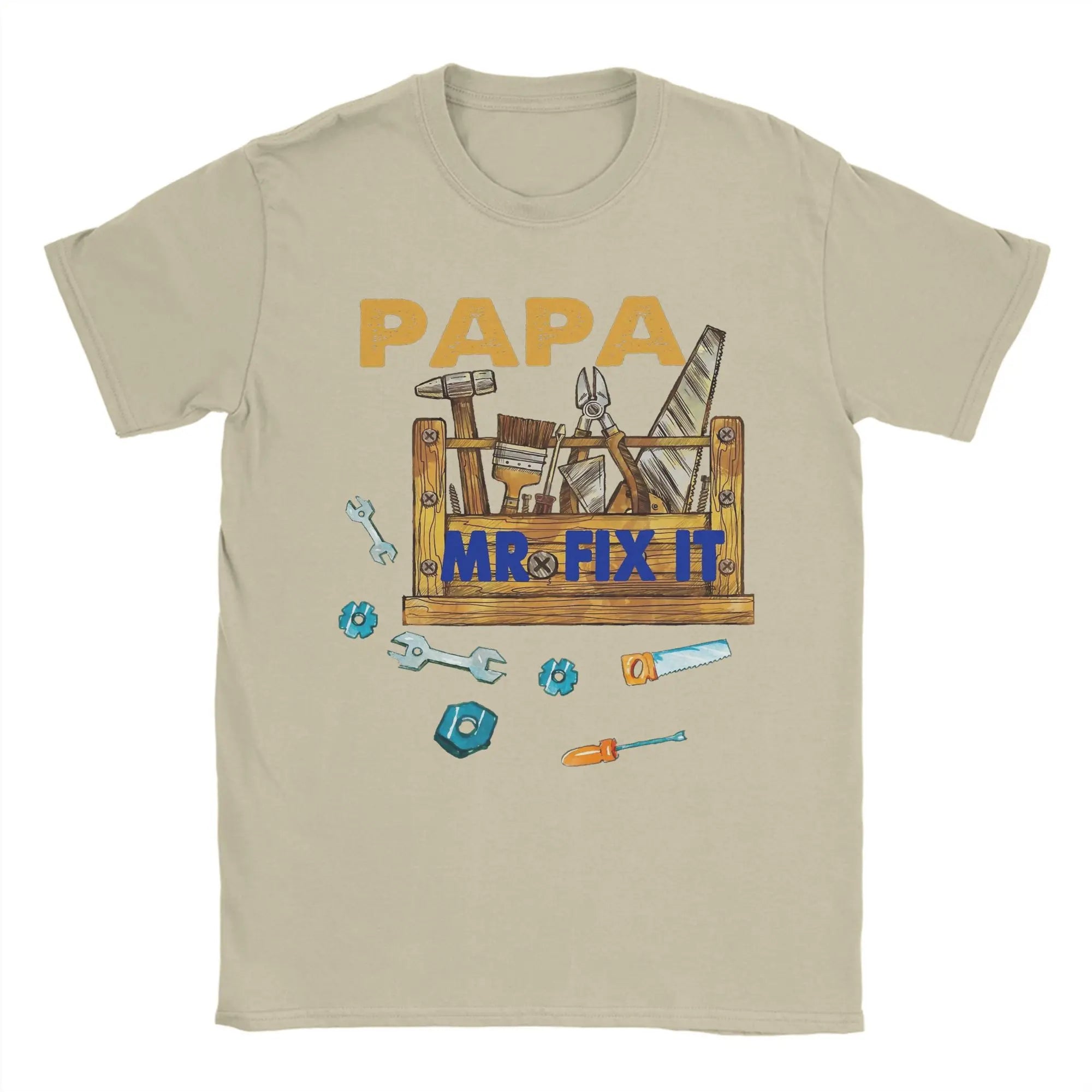 Papa Mr Fix it -  Happy Father's Day Gifts Tee Shirt for Men - Cotton Clothes