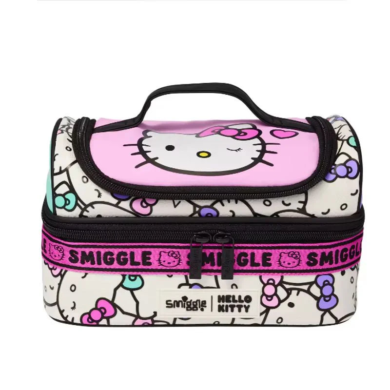 Sanrio Hello Kitty Children's School Bag Cartoon Series Anime Backpack for Student Lunch Bag Girl Gift