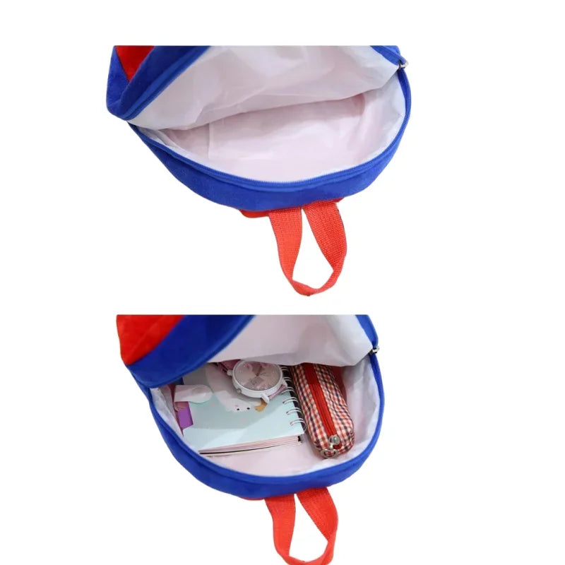 Cartoon cartoon fashion character backpack children casual plush backpack cute kindergarten boy and girl schoolbag gift