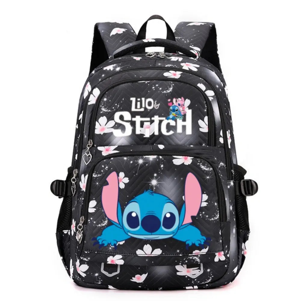 Lilo Stitch Girls Backpack Shoulder Bags New School Bag Lightweight Travel Bags