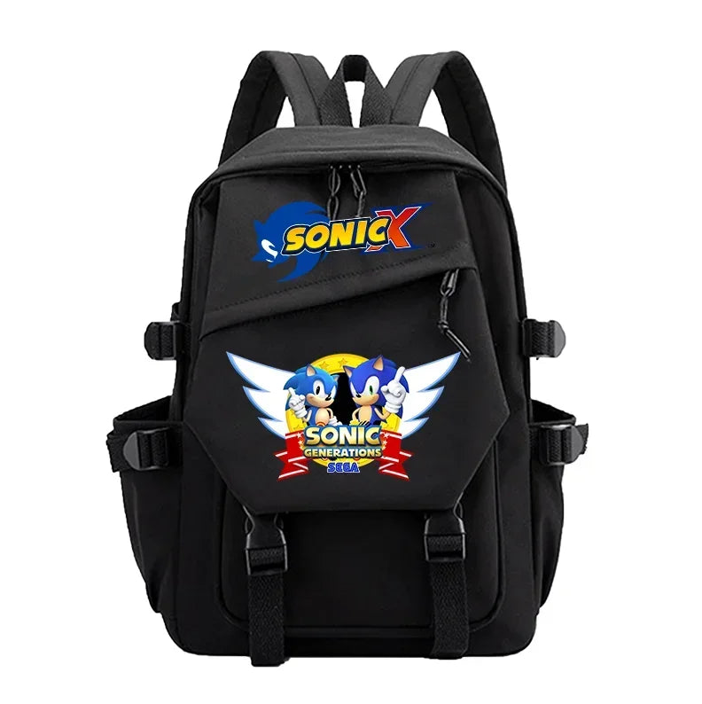 Sonics Schoolbag School of Magic Backpack Oxford Cloth Material Knapsack Printing Wear-resistant Rucksack Child Gift