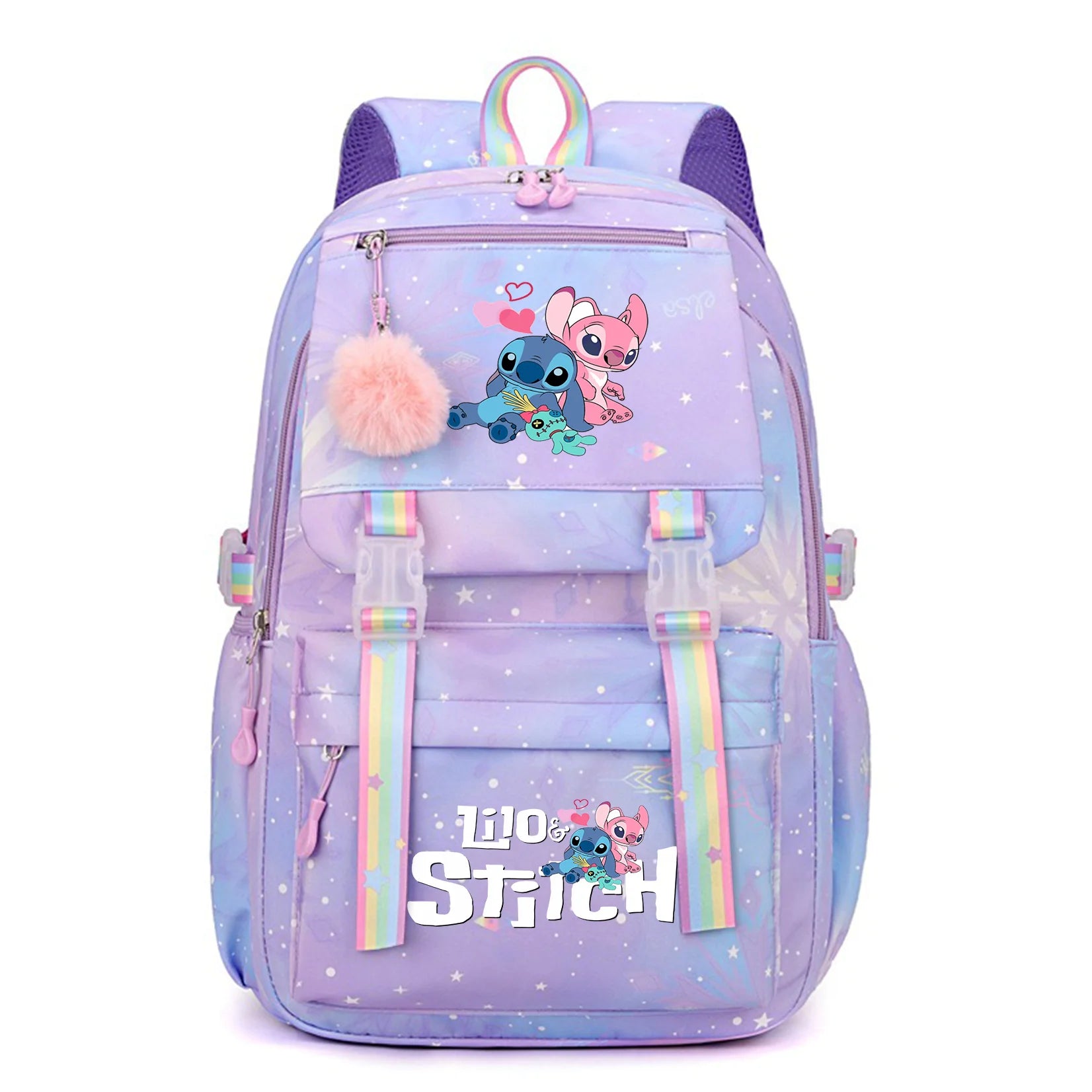 Stitch Kids Backpack Bookbag Bag Student Children Knapsack Schoolbag Travel Commute Bag