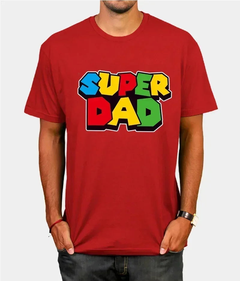 'Super Dad' Summer Men T-shirt, great for Father's Day Gift
