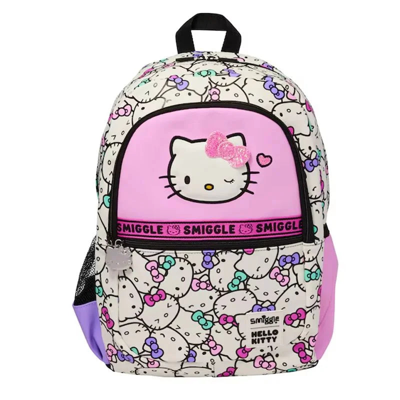 Sanrio Hello Kitty Children's School Bag Cartoon Series Anime Backpack for Student Lunch Bag Girl Gift