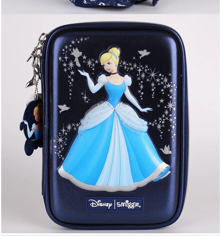Original Disney Smiggle Australia Cinderella School Bag Children Stationery Student Pen Case Lunch Bag Backpack Children's Gifts