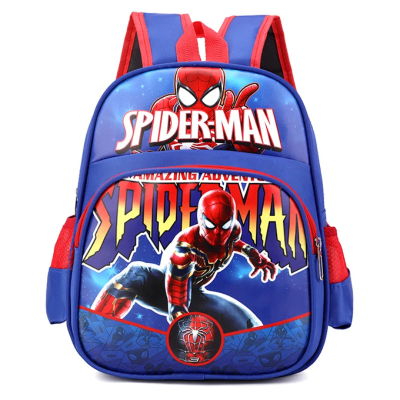 Disney New Children Backpack  Mini Schoolbag Girls and Boys Cute Shoulder Bag Cartoon Spriderman Children Backpack