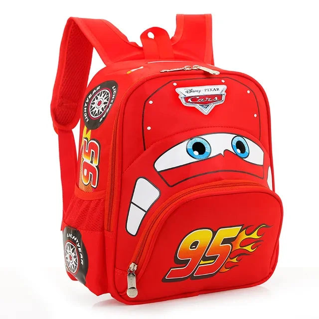 DISNEY PIXAR Cars kindergarten schoolbag , backpack 3D cartoon car
