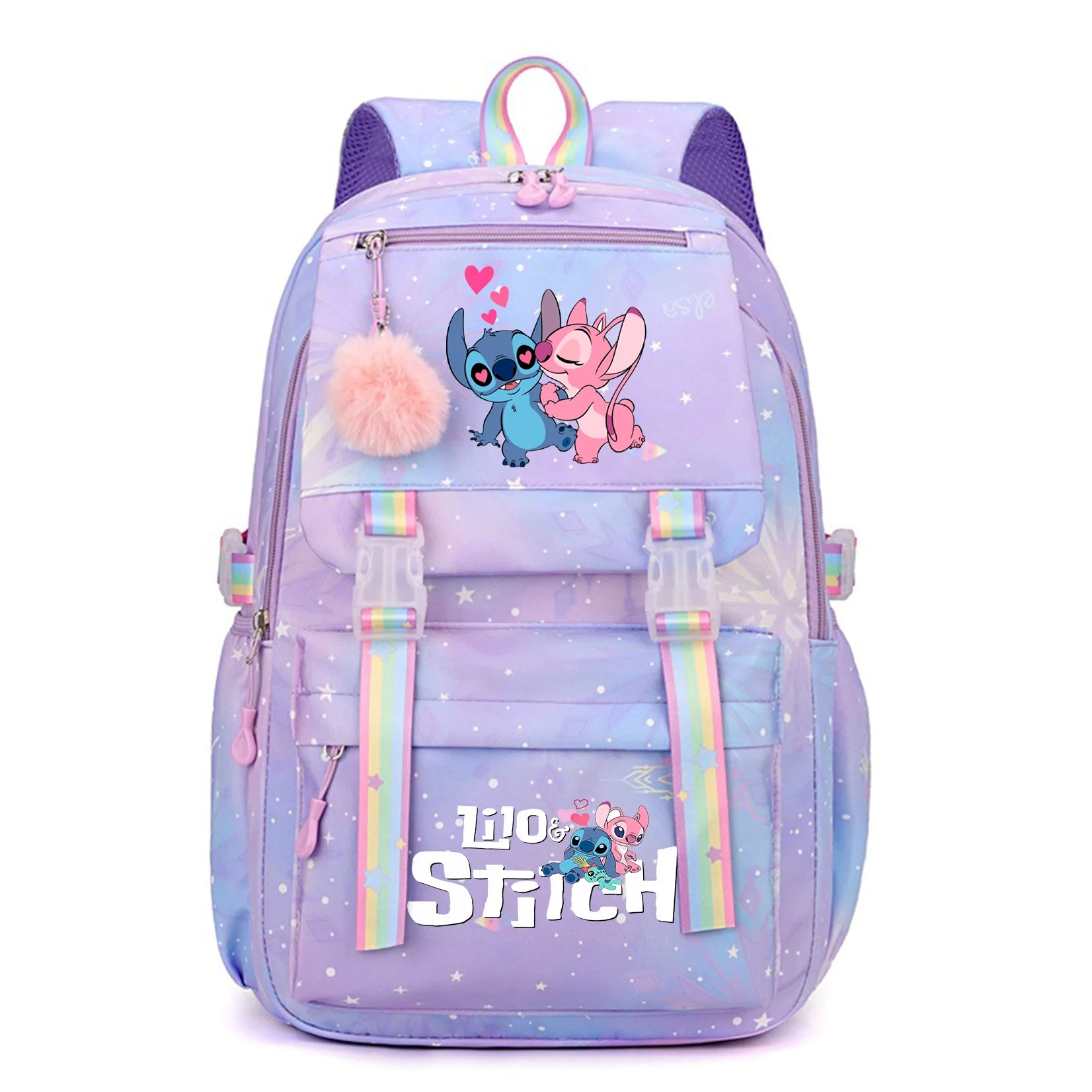 Stitch Kids Backpack Bookbag Bag Student Children Knapsack Schoolbag Travel Commute Bag
