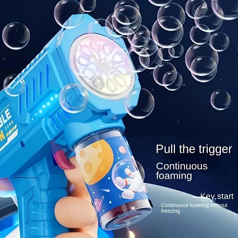 LED Bubble Blaster Gun - Perfect for Outdoor Parties, Weddings, Beach & Pool Fun - Electric Water Bubble Machine, Ideal Gift for Halloween, Christmas, Birthdays - Liquid & Battery Not Included