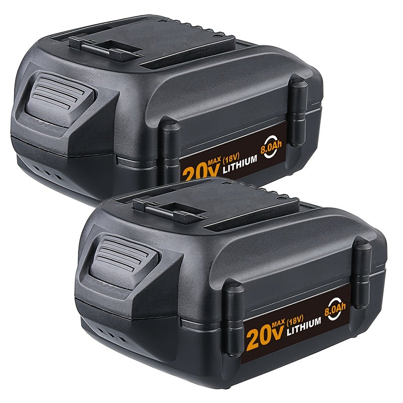 Rechargeable Battery - 20V 8000mAh High-Output Battery for Worx 20VPowerShare Battery Model WA3520 WA3525 WA3575 WG151s WG155s WG251s WG255s WG540s WG545s WG890 WG891
